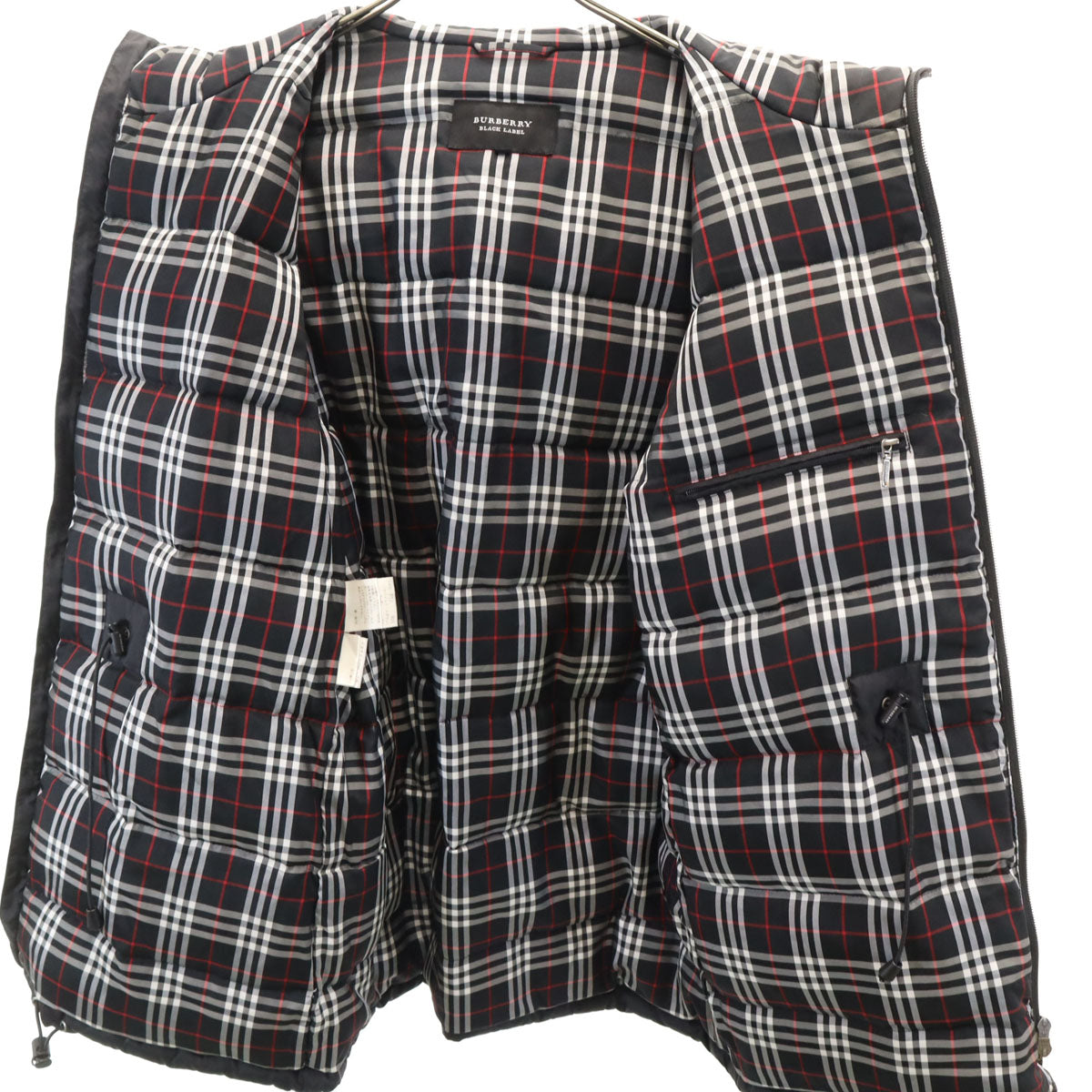 BURBERRY BLACK LABEL バーバリーブラックレーベル ダウンジャケット M ブラック 三陽商会 メンズ