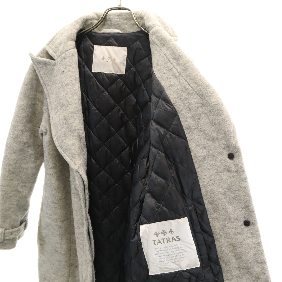 TATRAS タトラス ダウンコート 1 グレー メンズ