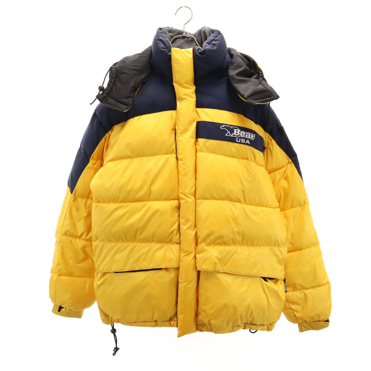 Bear ベアー 90s オールド スノーボード ダウンジャケット L イエロー スキー メンズ