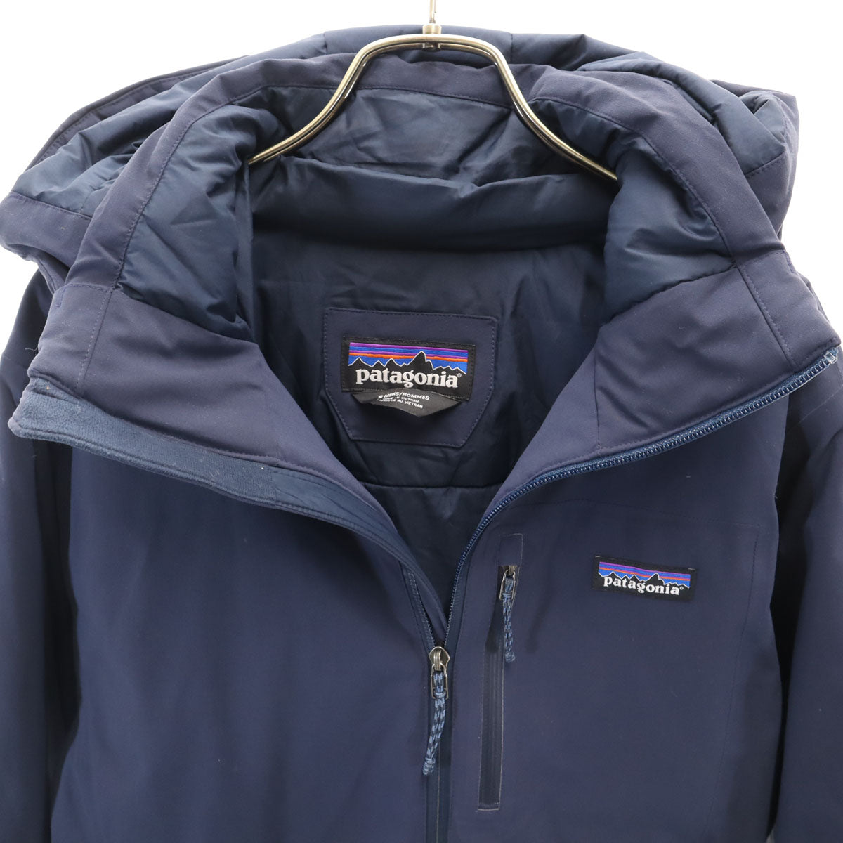 patagonia パタゴニア インサレーテッド クアンダリー ジャケット S ネイビー 27630 薄中綿入り アウトドア メンズ