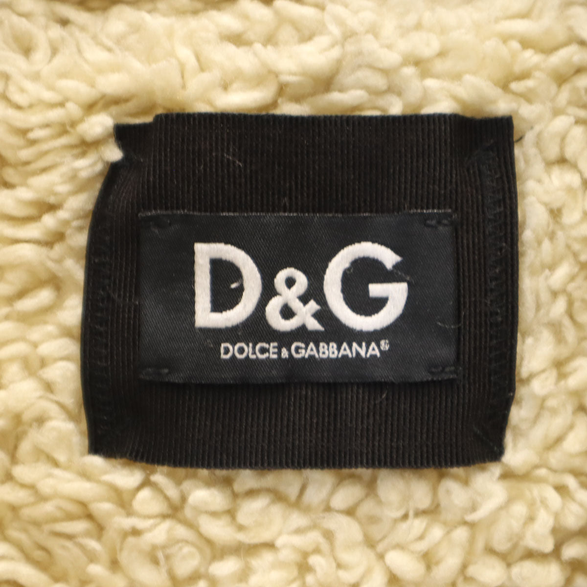 DOLCE&GABBANA ドルチェアンドガッバーナ ジャケット 42 カーキ 裏ボア メンズ