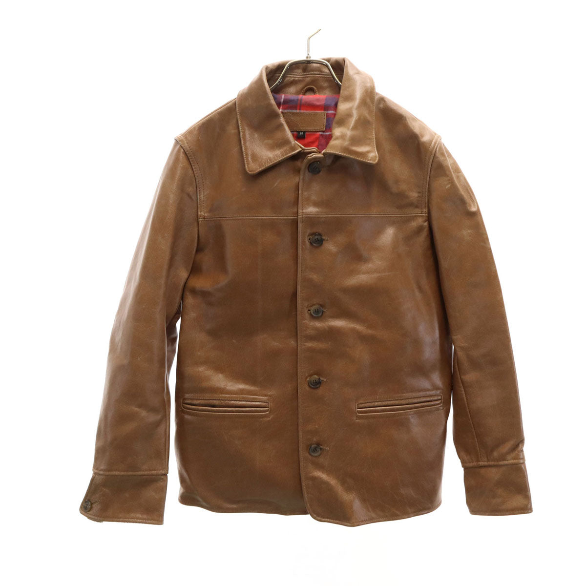 90s オールド レザージャケット 38 キャメル メンズ