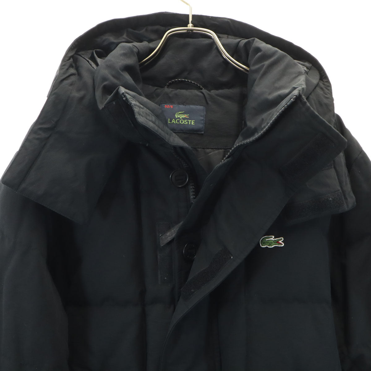LACOSTE ラコステ ダウンジャケット 52/5 ブラック メンズ