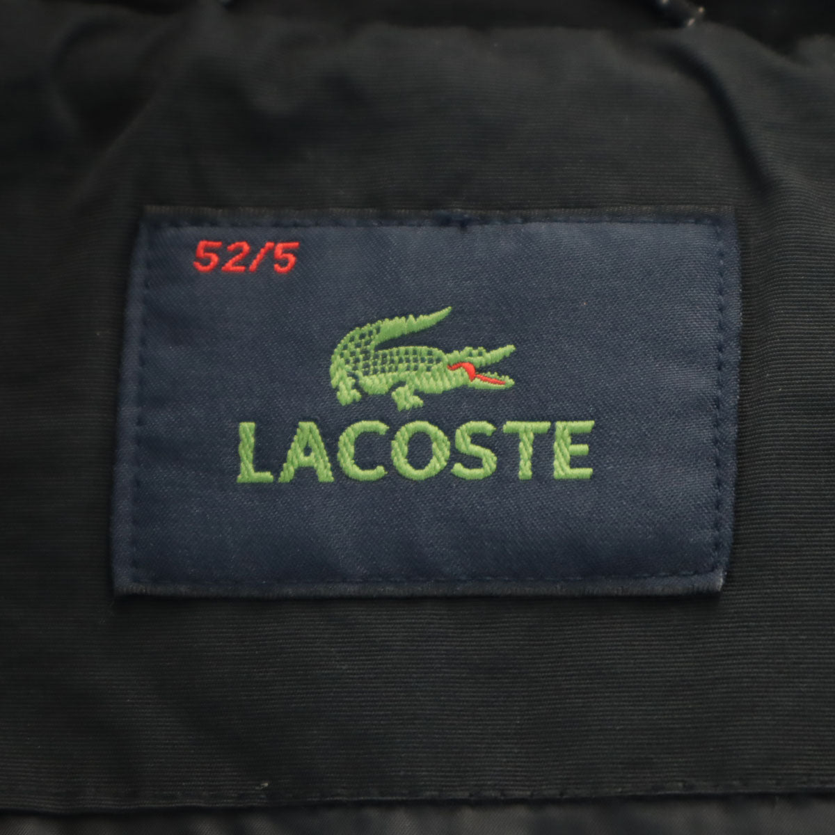 LACOSTE ラコステ ダウンジャケット 52/5 ブラック メンズ