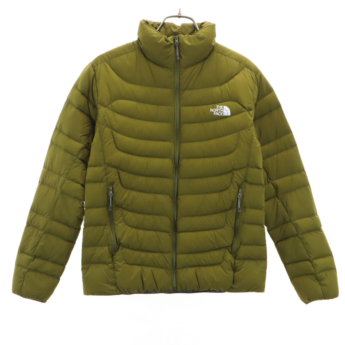 THE NORTH FACE ザノースフェイス ダウンジャケット S カーキ アウトドア NYW81812 レディース