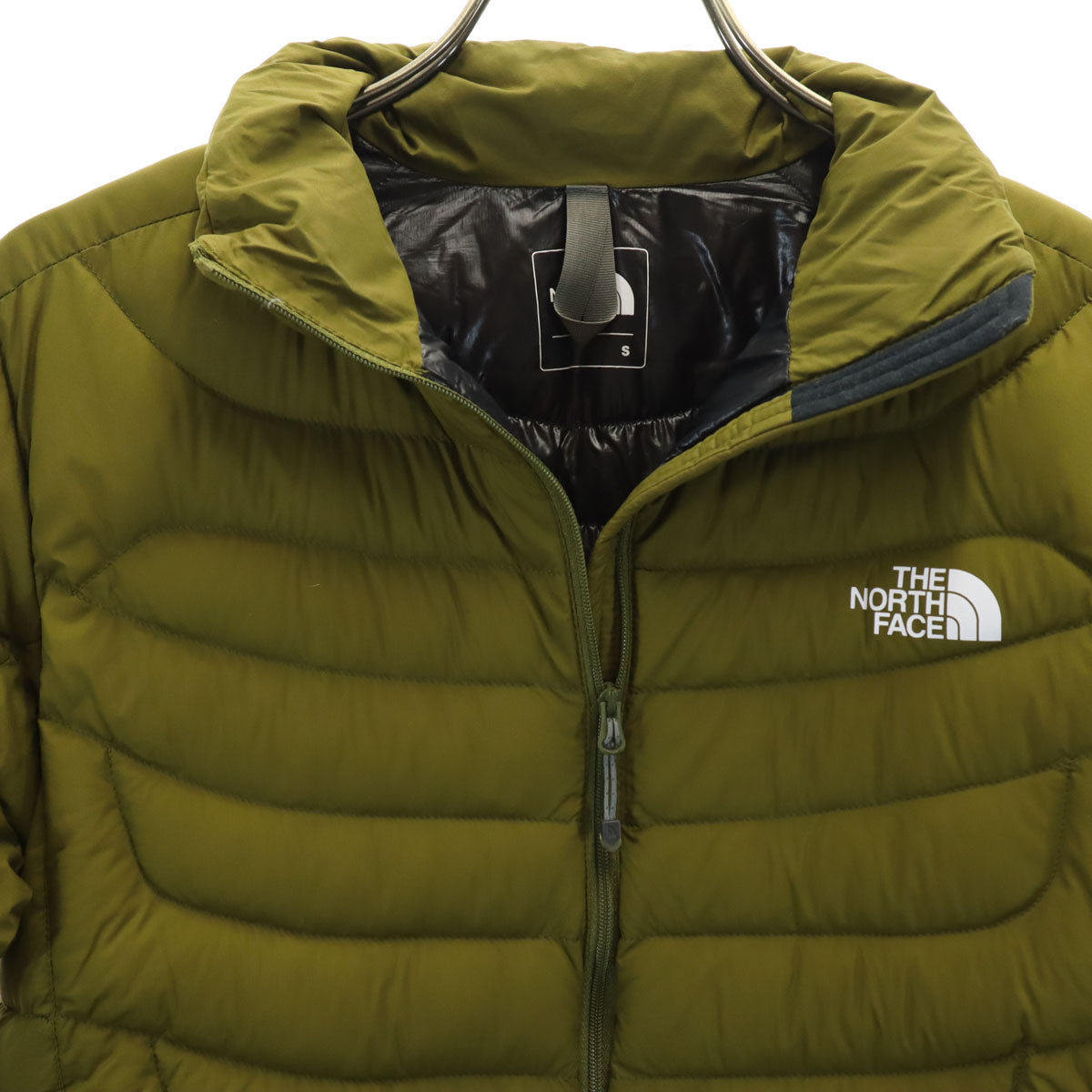 THE NORTH FACE ザノースフェイス ダウンジャケット S カーキ アウトドア NYW81812 レディース
