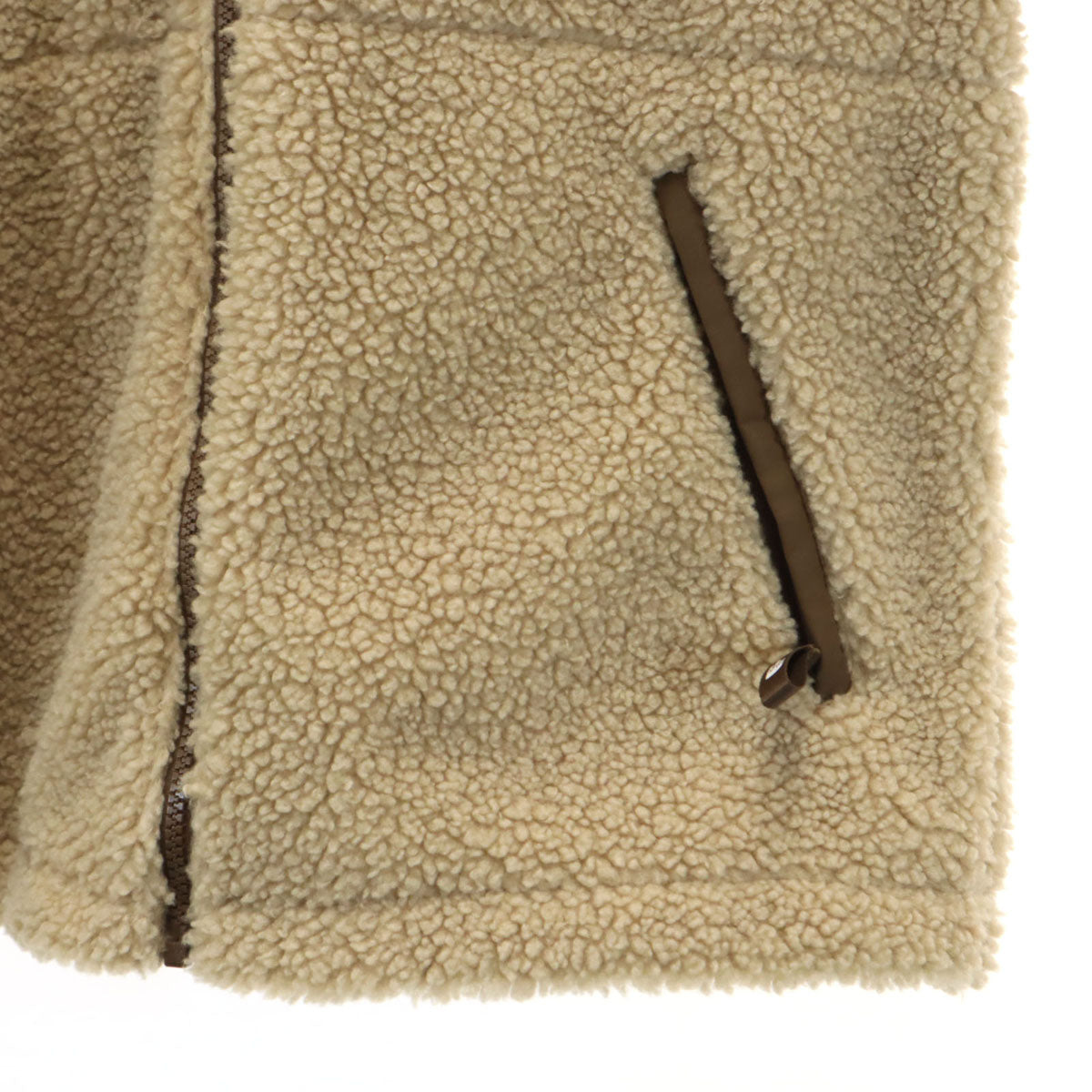 美品 THE NORTH FACE ザノースフェイス ボア フリースジャケット M ベージュ アウトドア NJ4FN50K メンズ