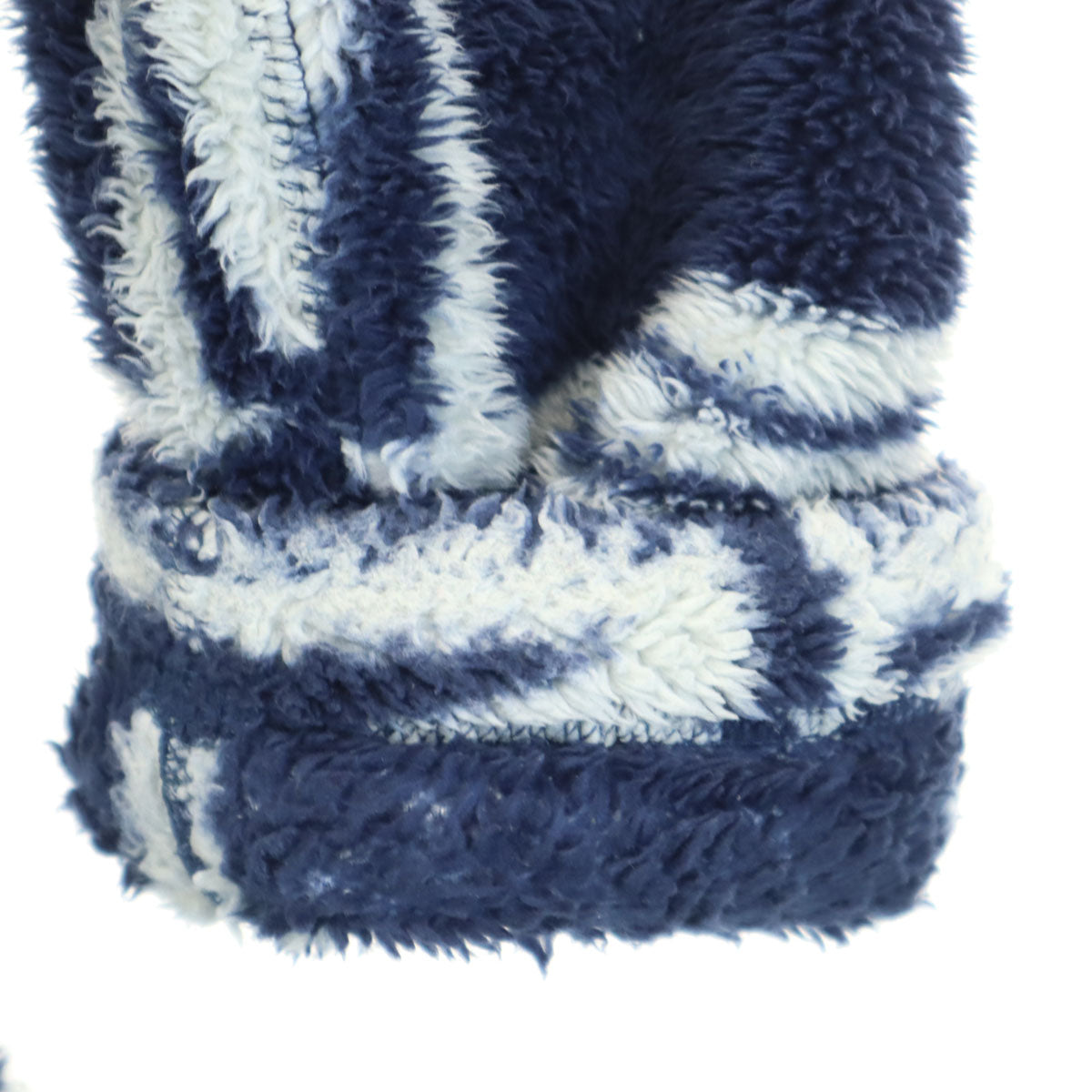 snowpeak スノーピーク 総柄 フリースジャケット L ネイビー アウトドア メンズ