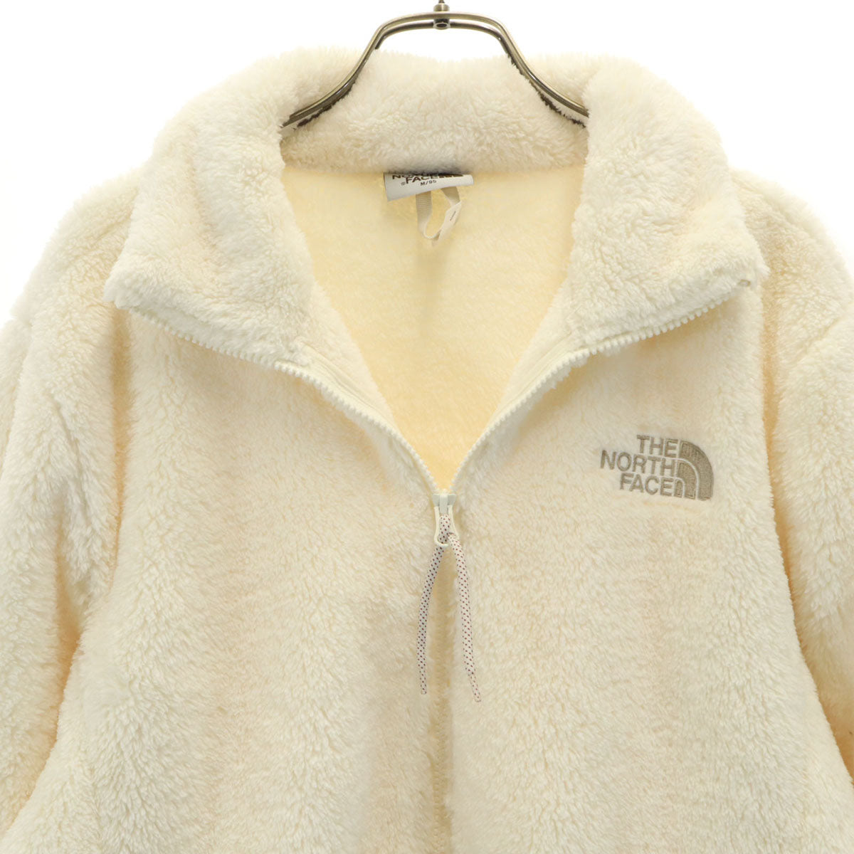 美品 THE NORTH FACE ザノースフェイス フリースジャケット M クリーム系 アウトドア NJ4FP57K メンズ