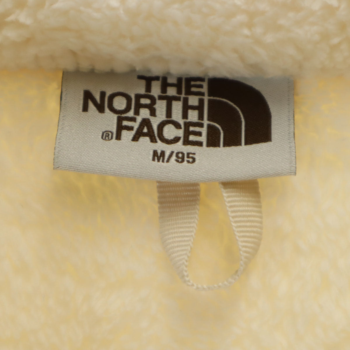 美品 THE NORTH FACE ザノースフェイス フリースジャケット M クリーム系 アウトドア NJ4FP57K メンズ