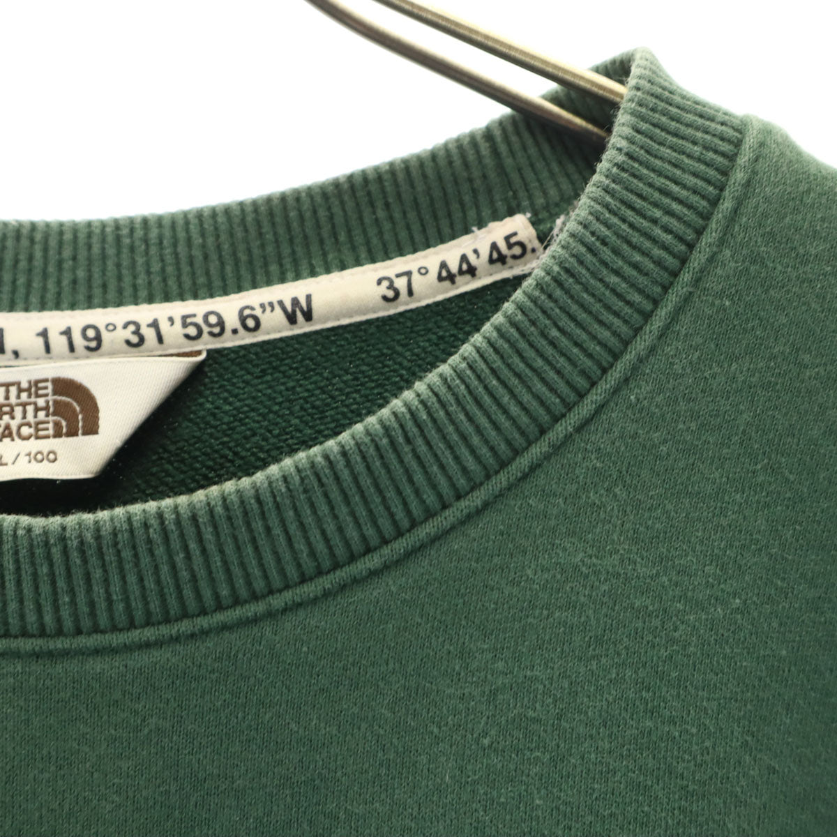 THE NORTH FACE ノースフェイス 長袖 スウェット トレーナー L グリーン NM5MJ54K アウトドア ユニセックス メンズ