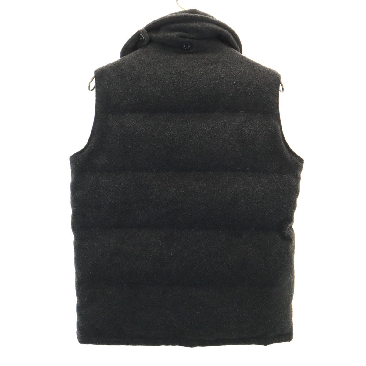 Danton ダントン BEAMS ビームス別注 ウールモッサ ダウンベスト 34 チャコールグレー レディース