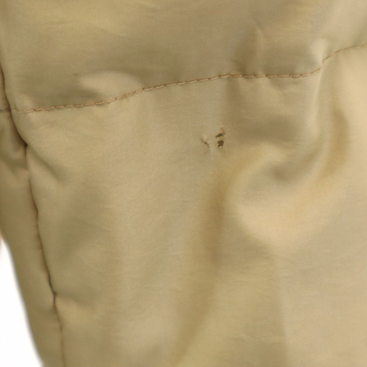 BURBERRY LONDON BLUE LABEL バーバリー ロンドン ブルーレーベル ダウンジャケット 38 ベージュ ラクーンファー付き レディース