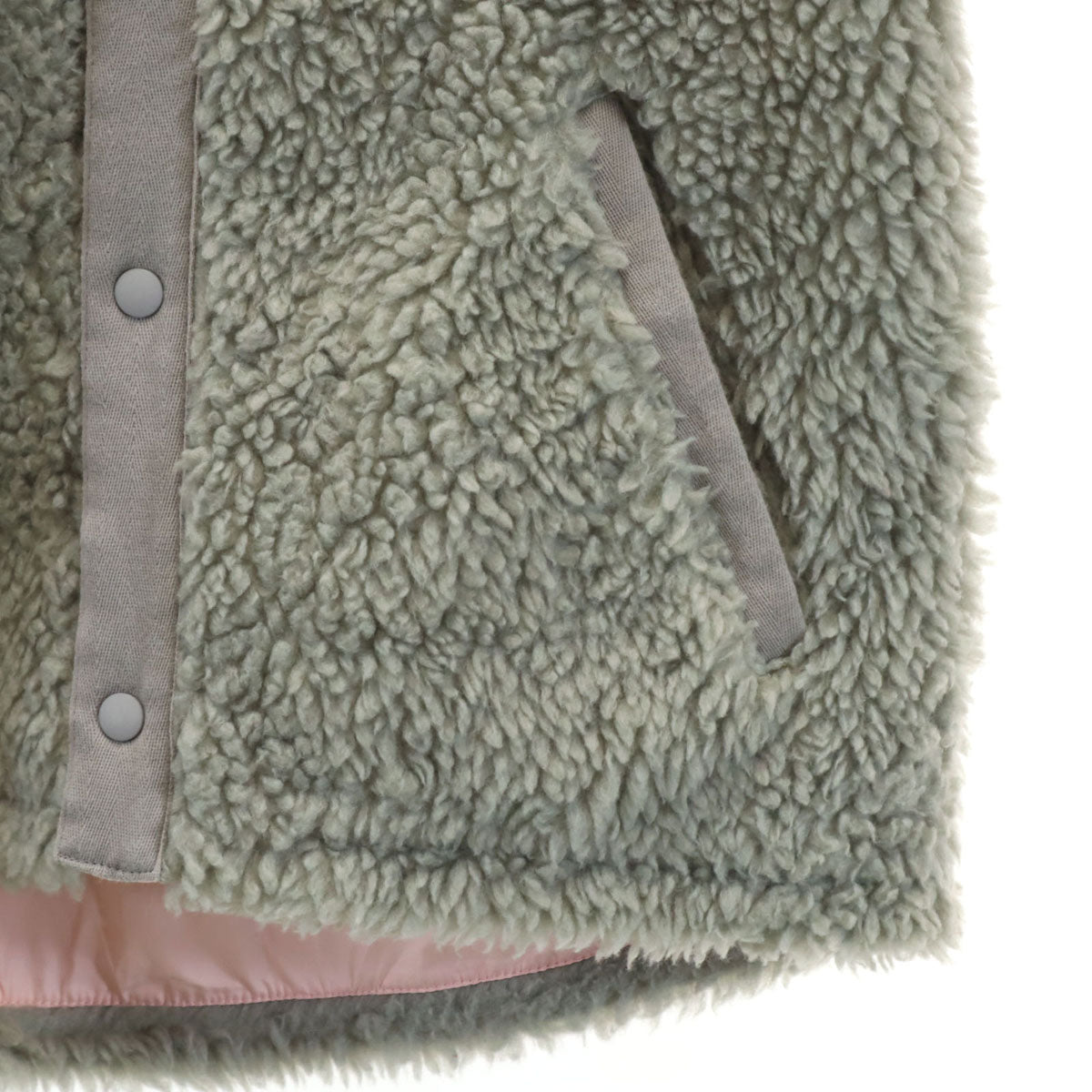 patagonia パタゴニア ボアジャケット XL 14 グレー 65415FA18 アウトドア キッズ