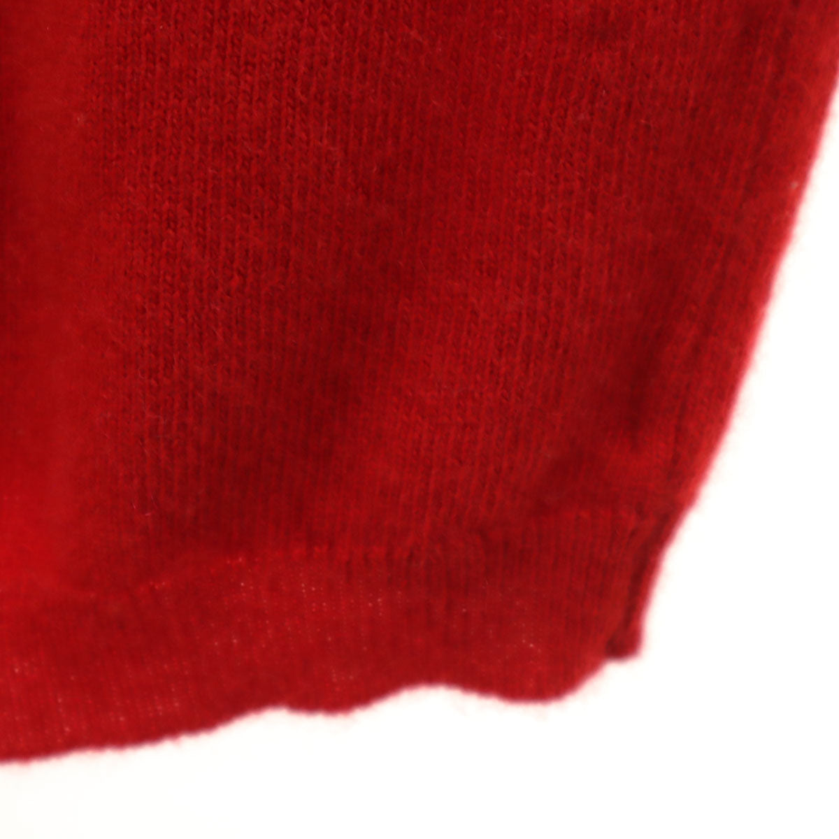 BALLANTYNE バランタイン スコットランド製 カシミヤ100% 長袖 セーター 4 レッド ニット メンズ