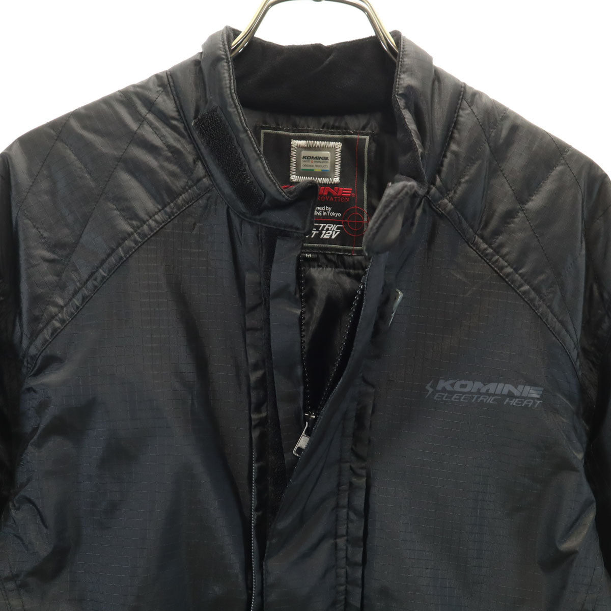 KOMINE コミネ オートバイ 12Vエレクトリックウォームシステムインナー ジャケット M ブラック 中綿 電熱ライニング メンズ