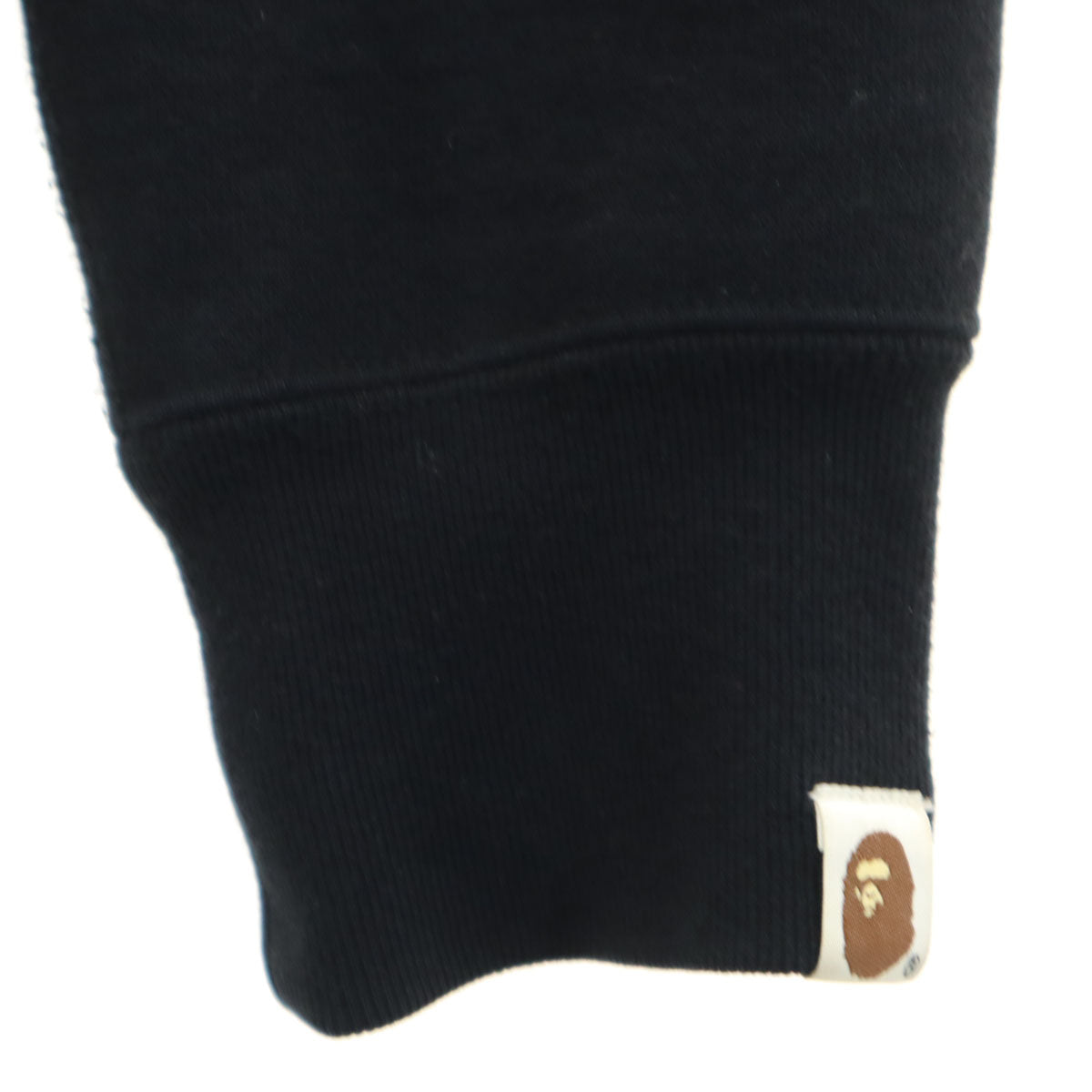 A BATHING APE アベイシングエイプ 日本製 シャーク 長袖 スウェット ジップパーカー M ブラック メンズ