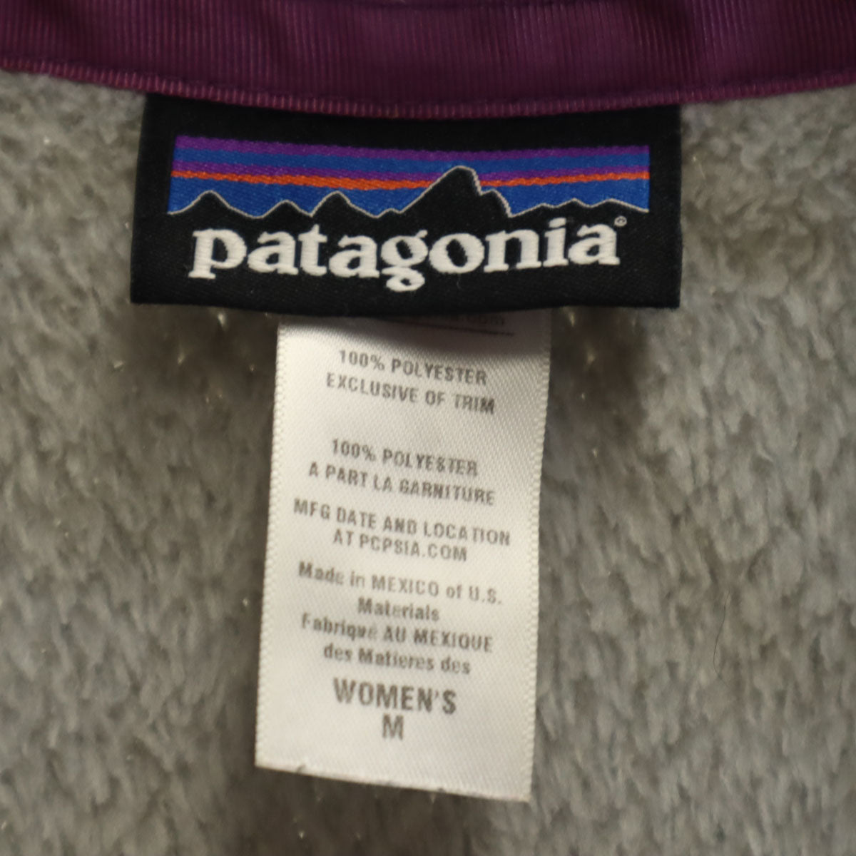 patagonia パタゴニア リツールスナップT フリースジャケット M グレー 25442FA13 アウトドア レディース