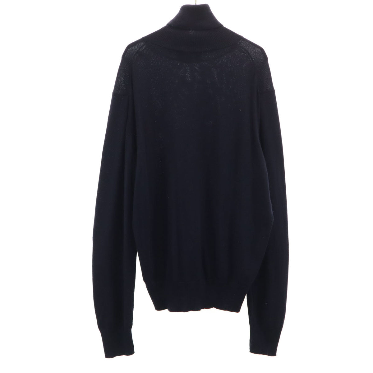 ami アミ ポルトガル製 長袖 タートルネック セーター L ネイビー ニット メンズ