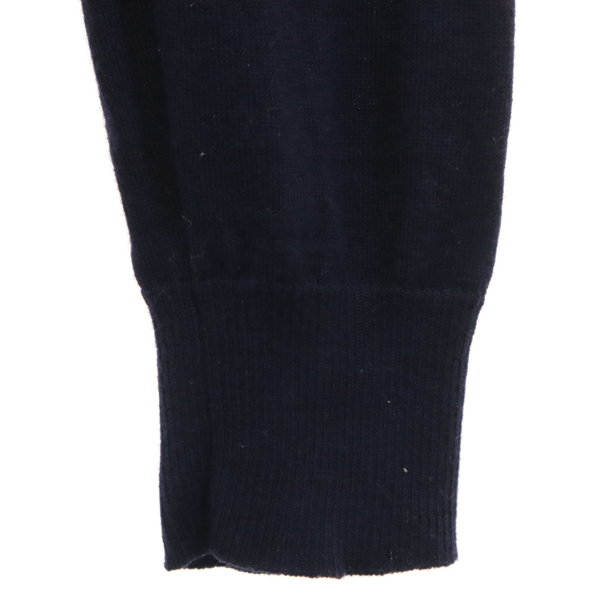 ami アミ ポルトガル製 長袖 タートルネック セーター L ネイビー ニット メンズ