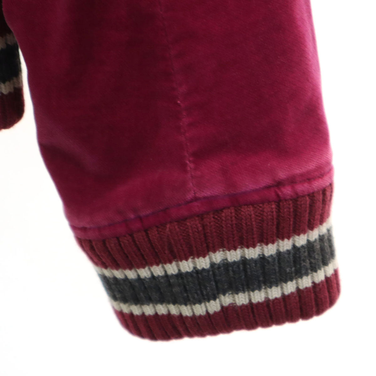 HYSTERIC GLAMOUR ヒステリックグラマー 日本製 バック刺繍 ベロア ジャケット FREE マゼンタ系 中綿 レディース