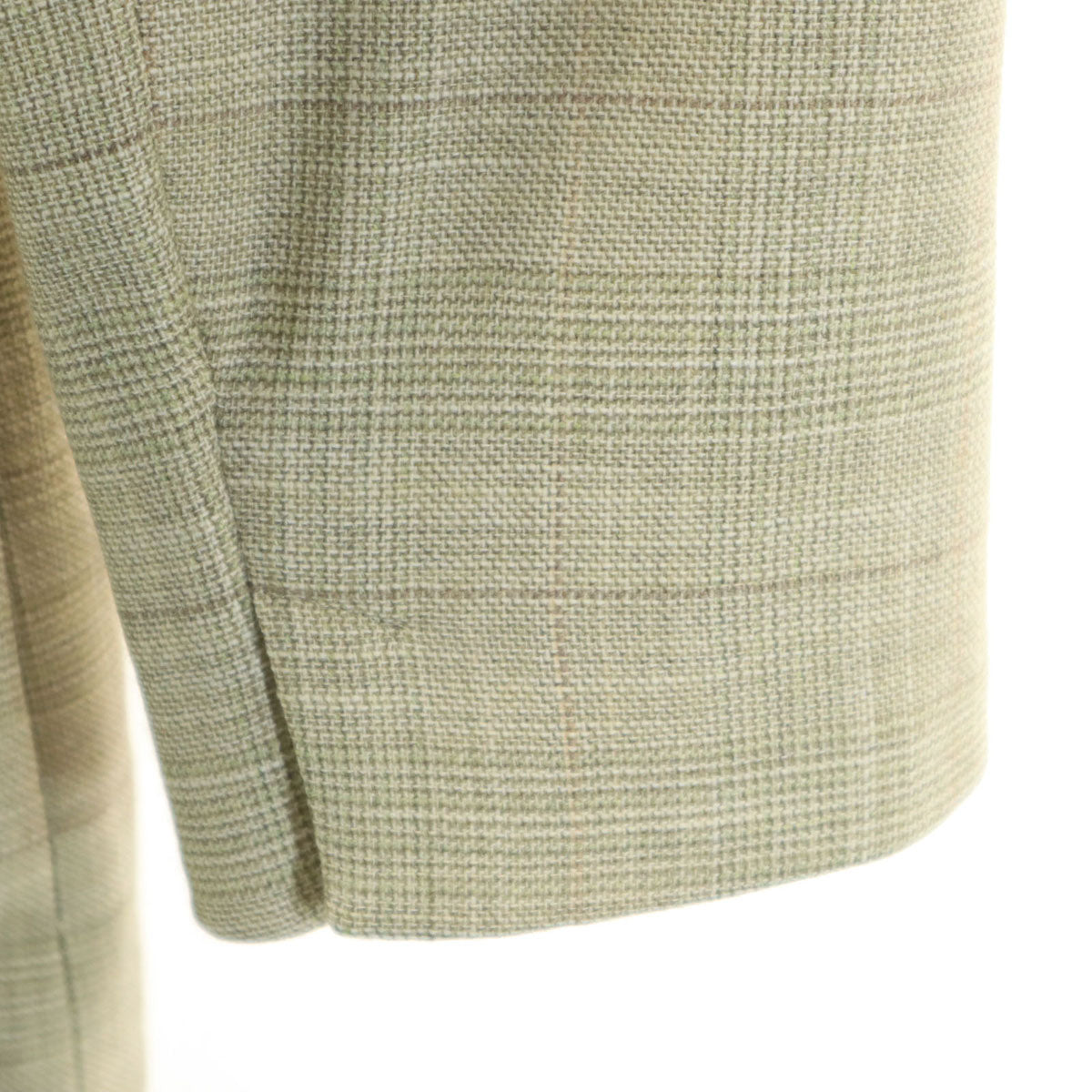 Chloe クロエ チェック柄 ダブルブレスト ジャケット 40 ベージュ レディース