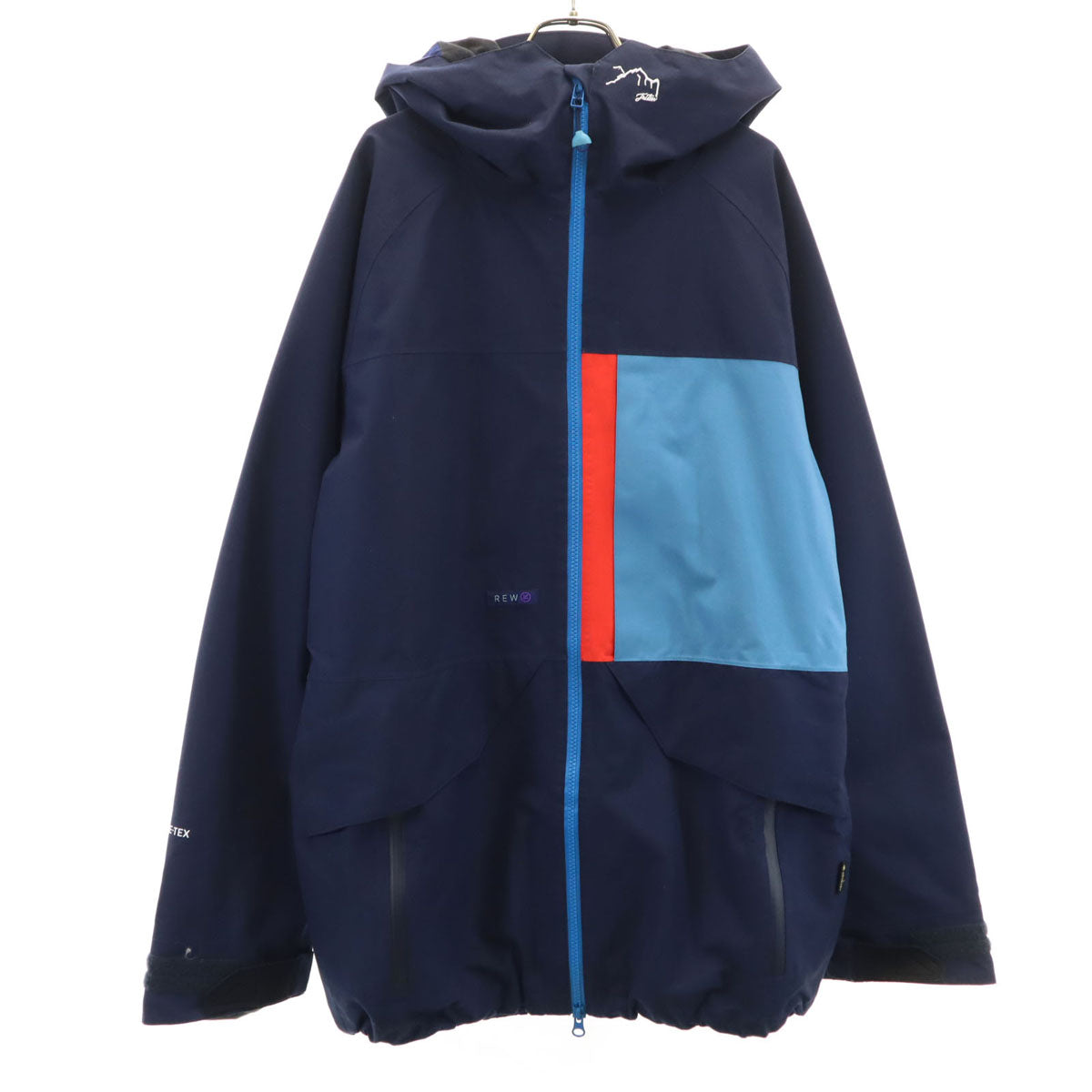 rew athletics ゴアテックス スノーボード ジャケット L ネイビー 裏メッシュ メンズ