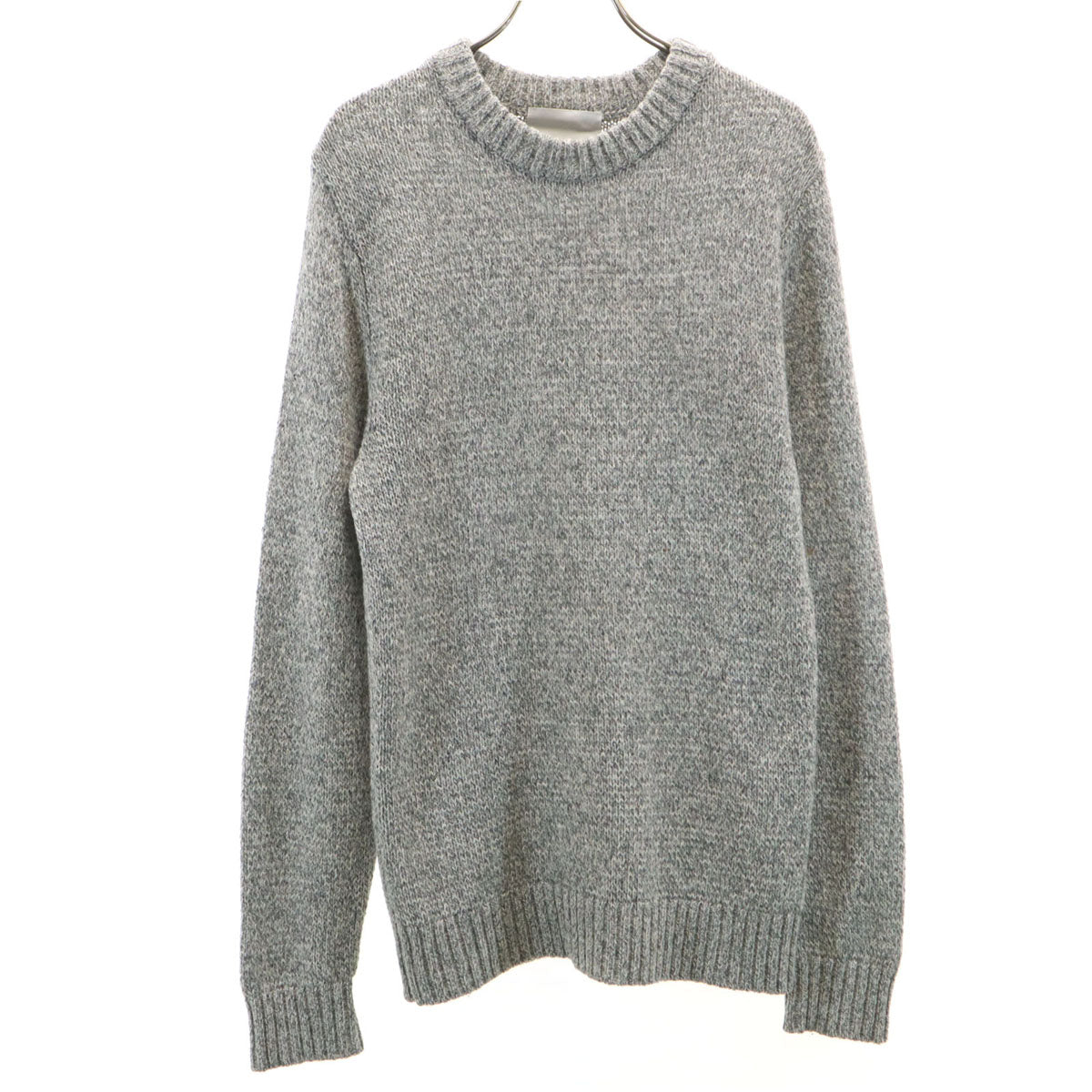 MACKINTOSH PHILOSOPHY マッキントッシュフィロソフィー ウールシルクブレンド 長袖 ニット 38 グレー メンズ