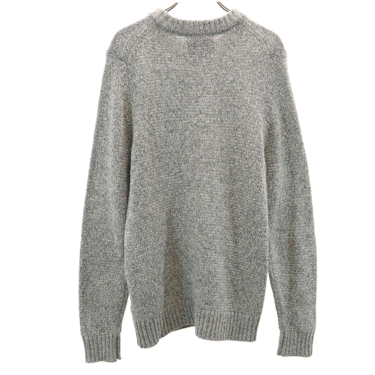MACKINTOSH PHILOSOPHY マッキントッシュフィロソフィー ウールシルクブレンド 長袖 ニット 38 グレー メンズ