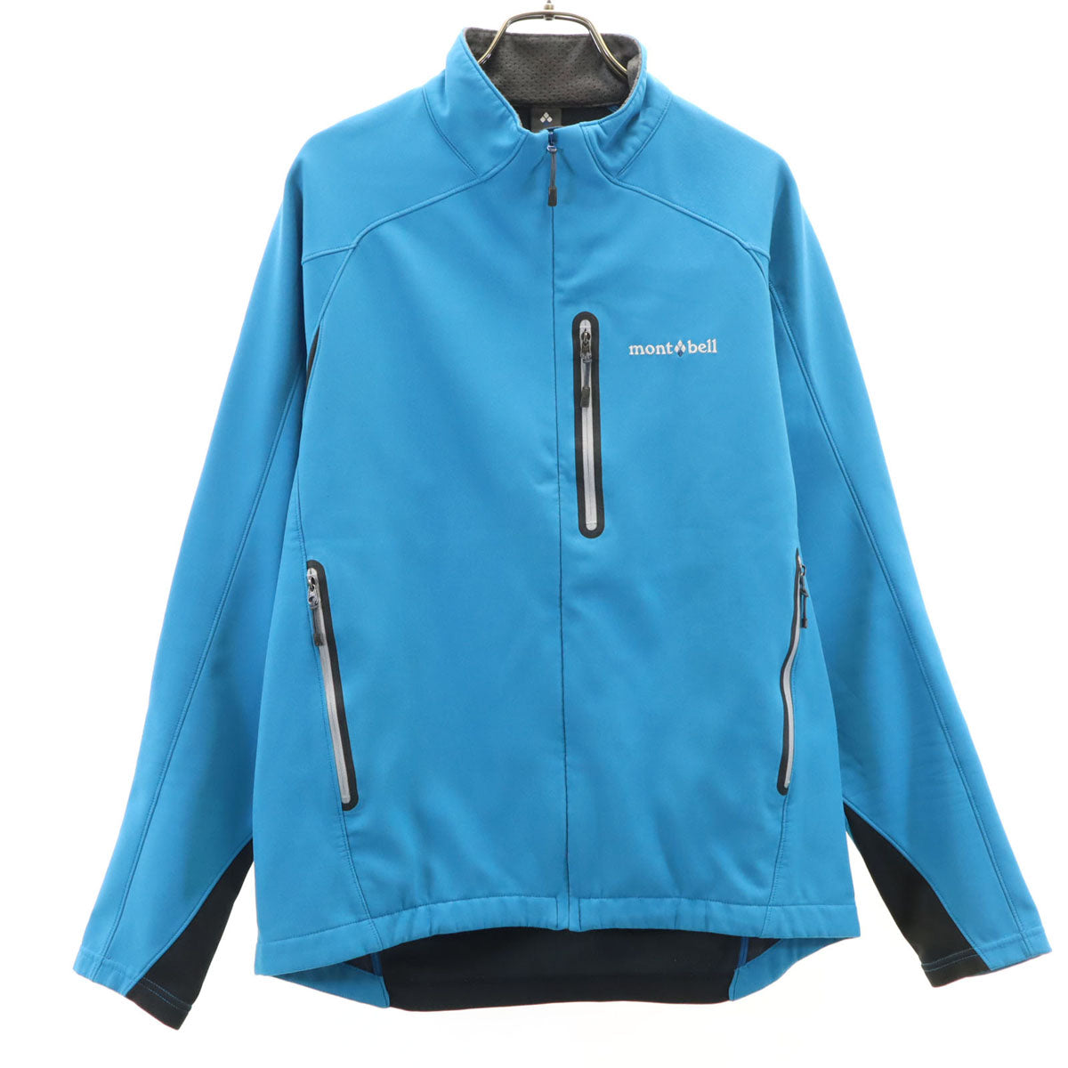 mont-bell モンベル サイクライム ジャケット M 水色 アウトドア メンズ