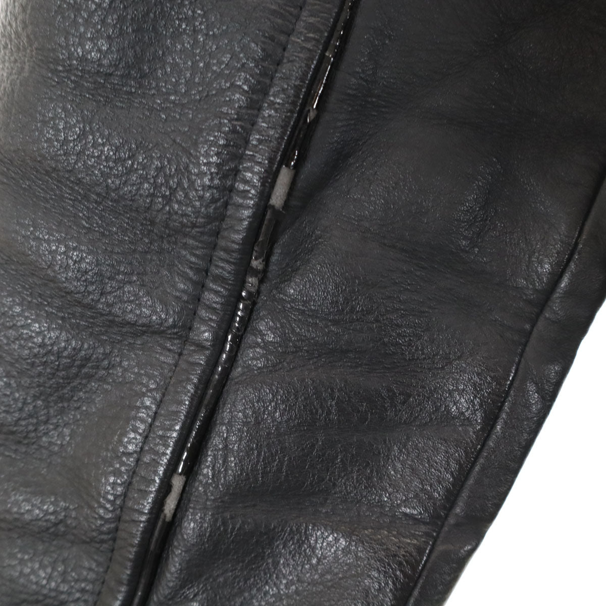 FAT エフエイティー アームレザー切替 スタジャン FAT ブラック メンズ