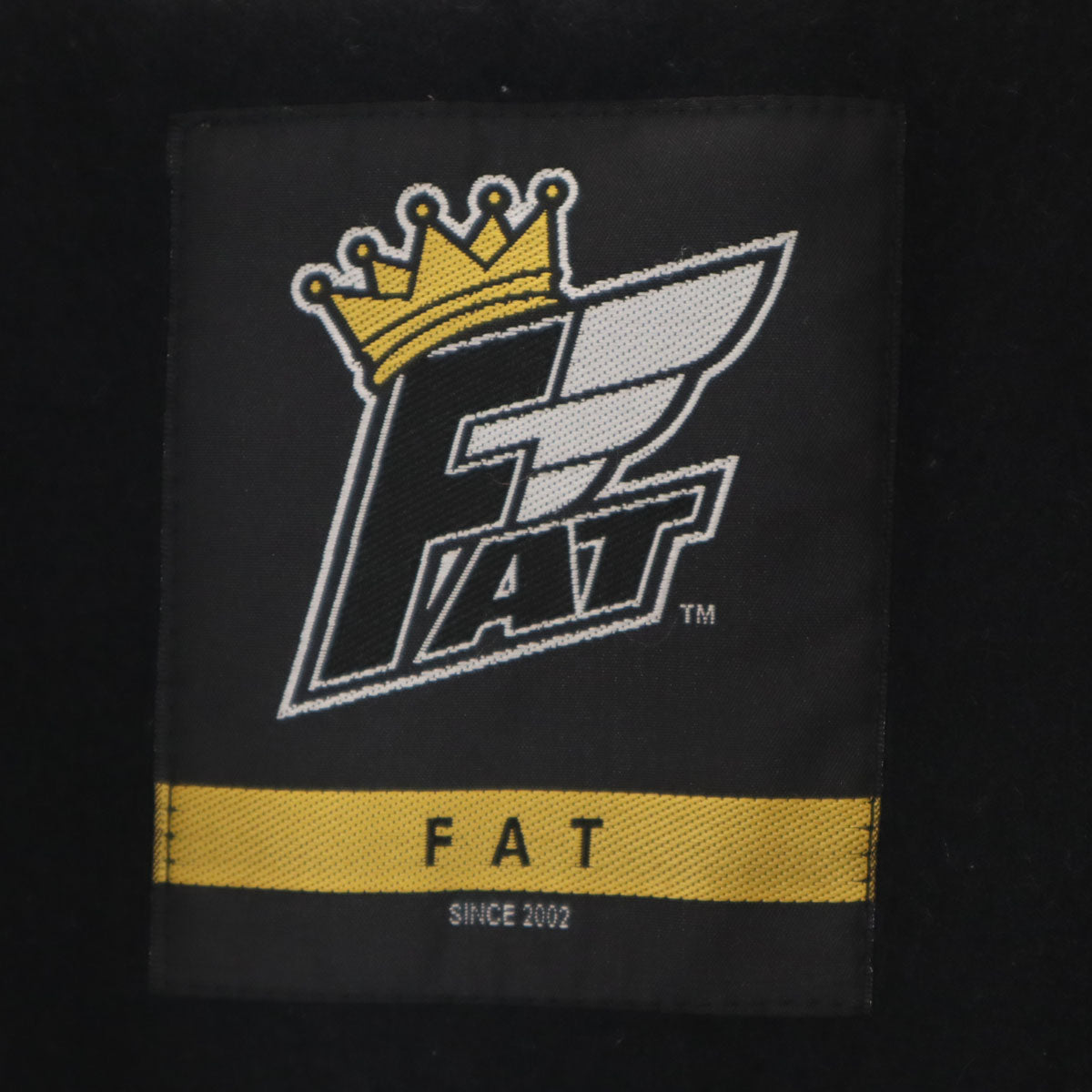 FAT エフエイティー アームレザー切替 スタジャン FAT ブラック メンズ