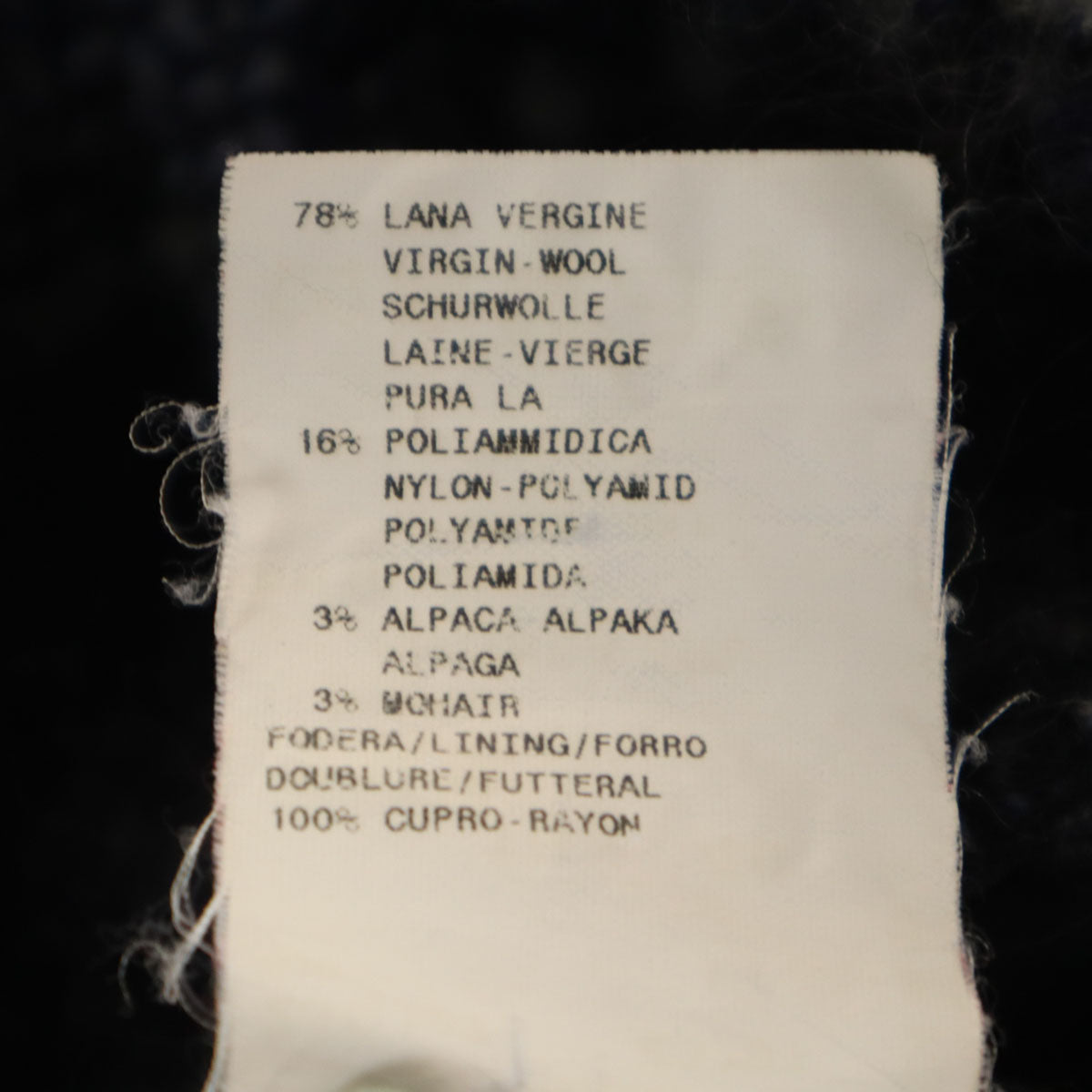 Emporio Armani エンポリオアルマーニ イタリア製 ウールジャケット 40 ネイビー系 レディース