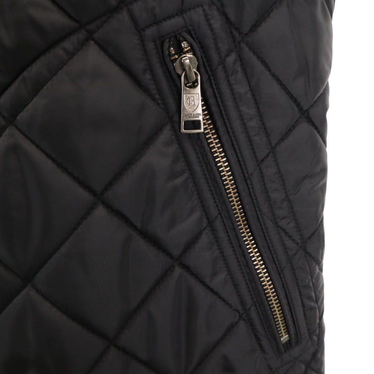 BLACK LABEL CRESTBRIDGE ブラックレーベルクレストブリッジ キルティングジャケット L ブラック 中綿 メンズ