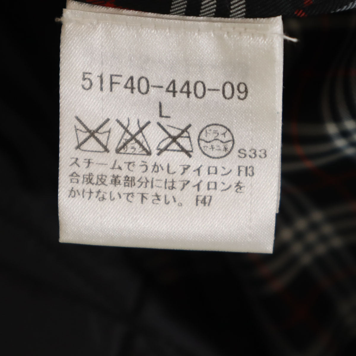 BLACK LABEL CRESTBRIDGE ブラックレーベルクレストブリッジ キルティングジャケット L ブラック 中綿 メンズ