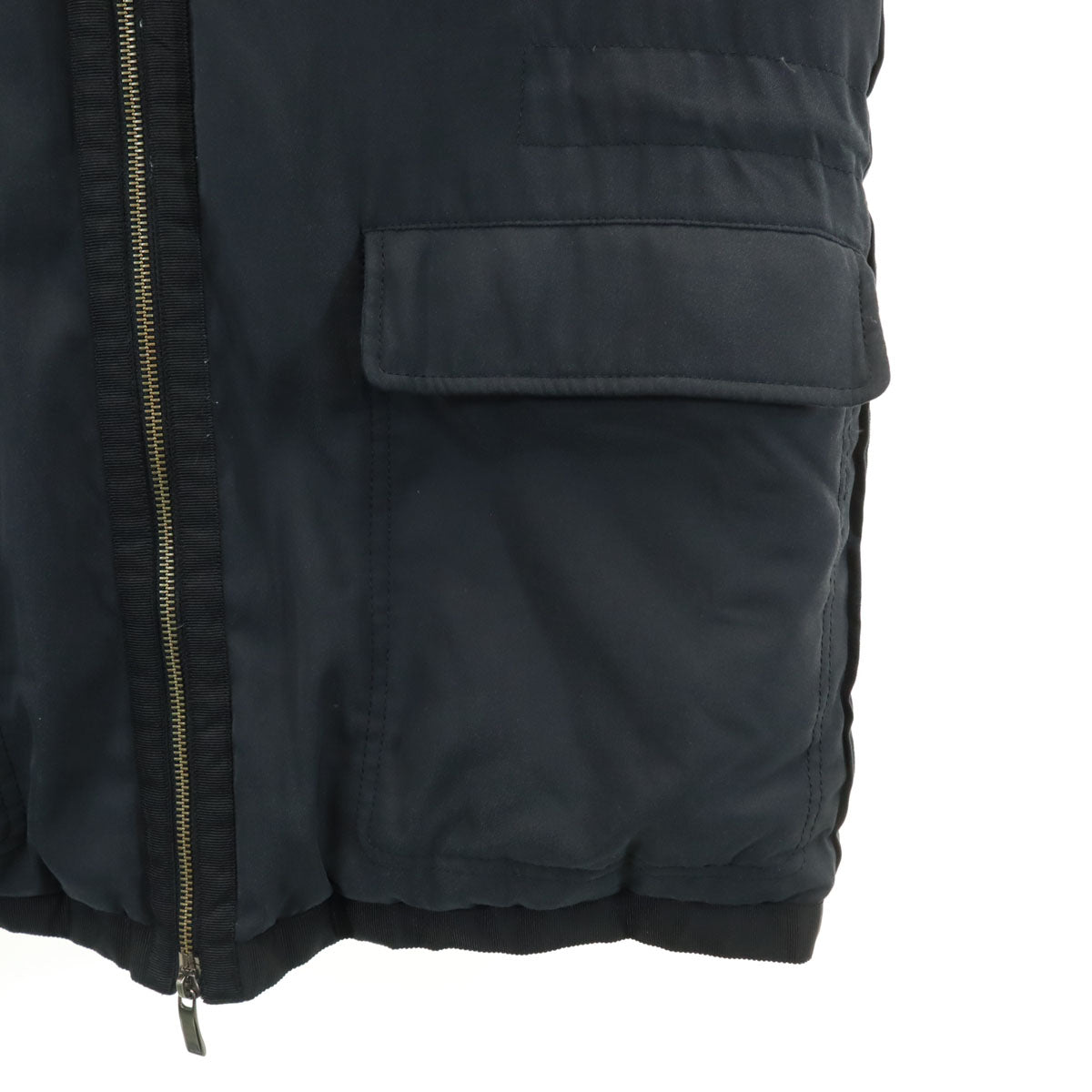 LANVIN ランバン ダウンジャケット 48 ネイビー メンズ