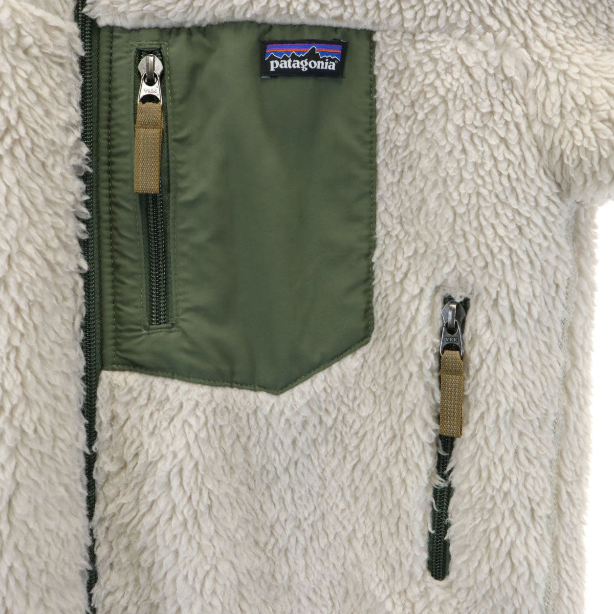 美品 patagonia パタゴニア レトロX ボア フリースジャケット XL ベージュ系 アウトドア STY65625FA21 キッズ