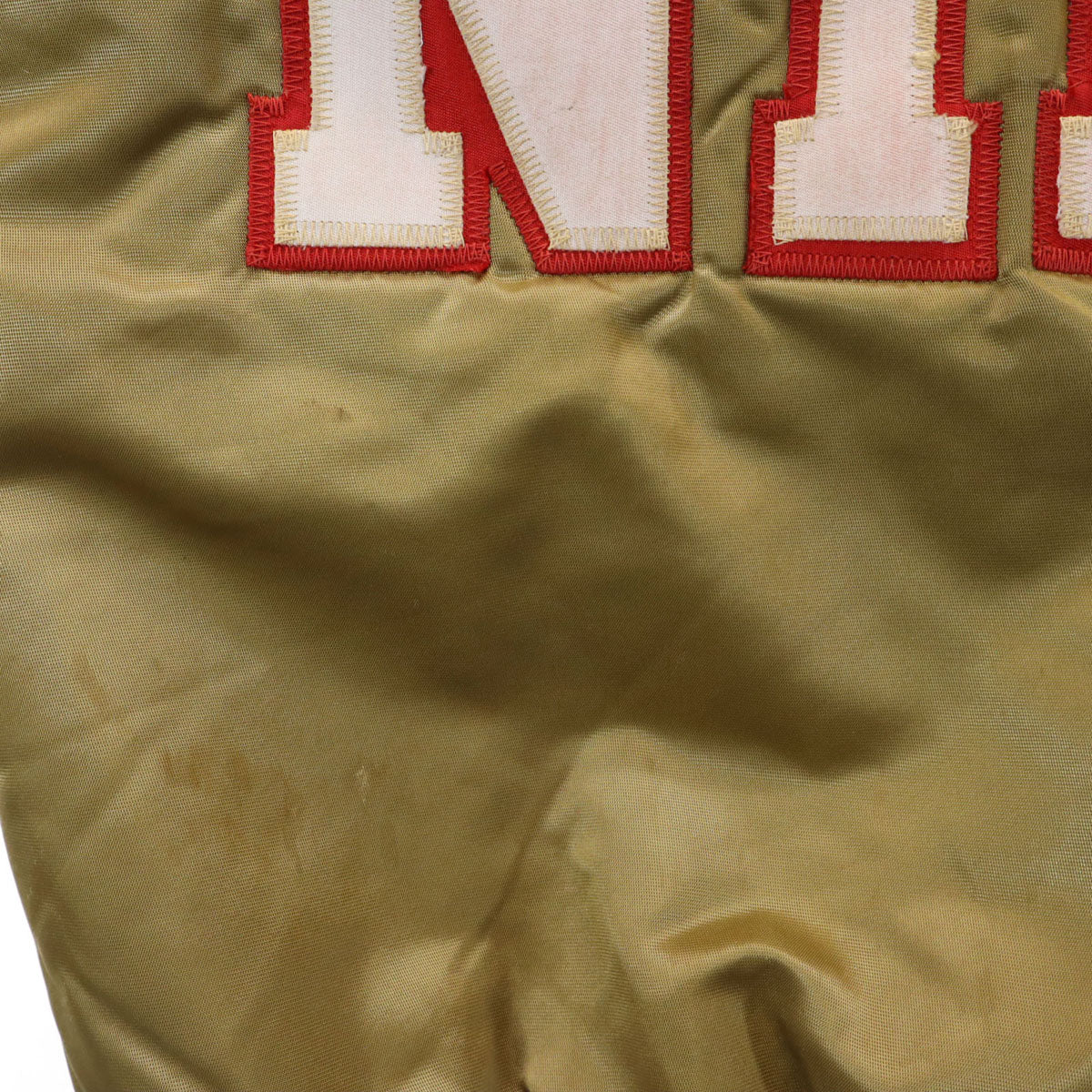 STAHL URBAN シュタールアーバン 90s エヌエフエル NFL 49ers オールド スタジャン L ゴールド メンズ