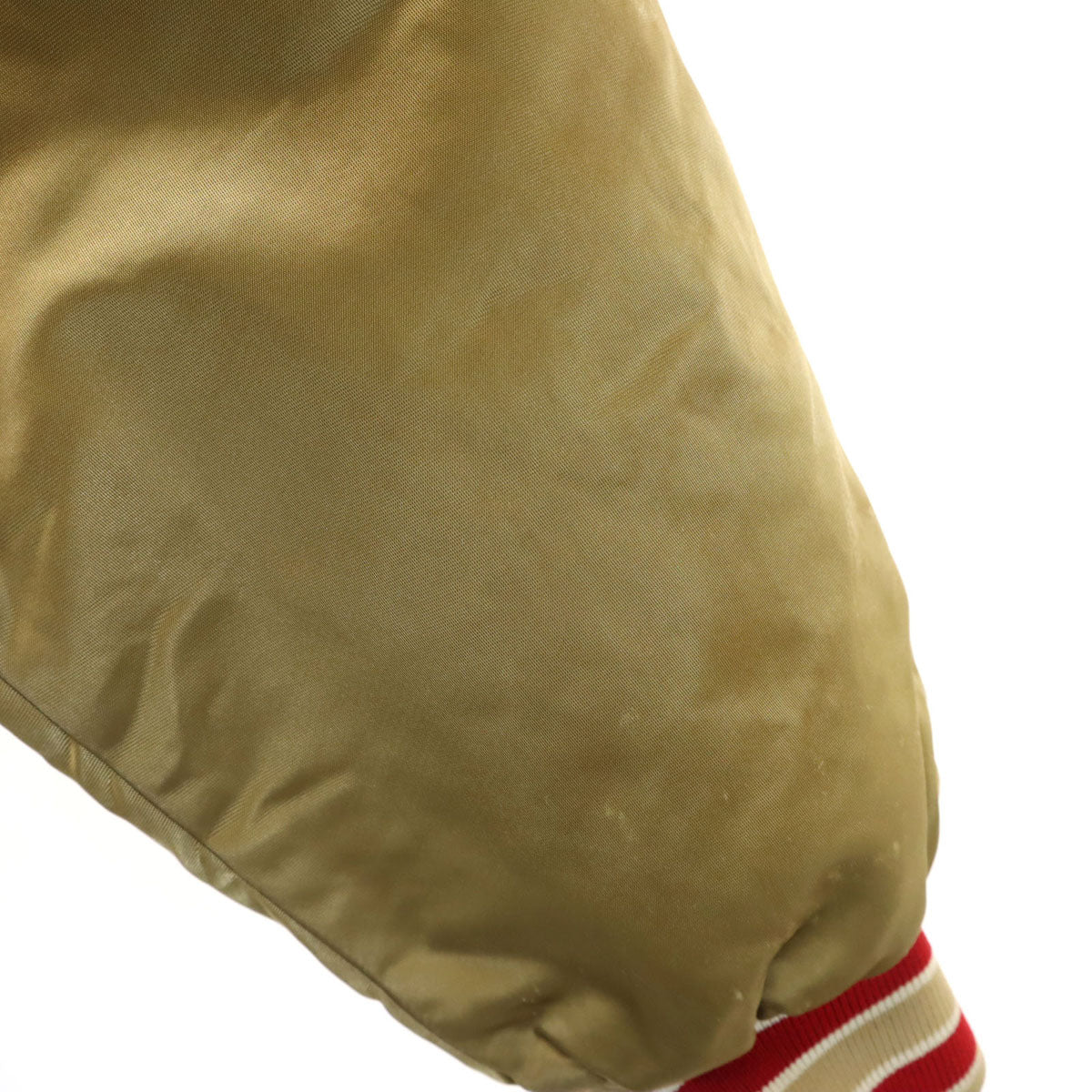 STAHL URBAN シュタールアーバン 90s エヌエフエル NFL 49ers オールド スタジャン L ゴールド メンズ