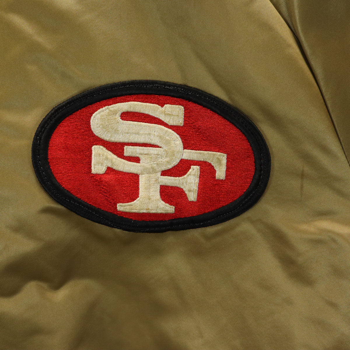 STAHL URBAN シュタールアーバン 90s エヌエフエル NFL 49ers オールド スタジャン L ゴールド メンズ