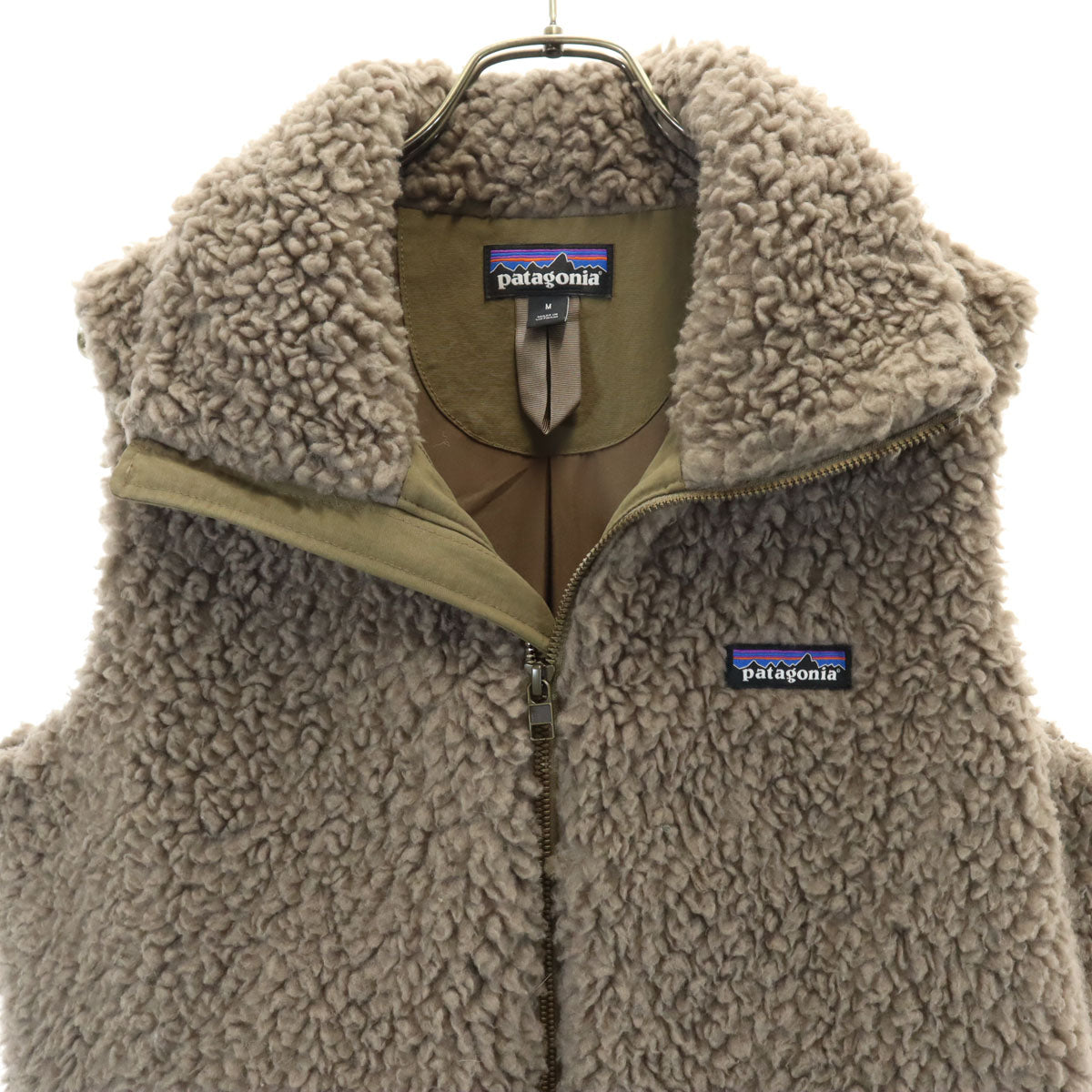 patagonia パタゴニア ダスティ メサ ボア ベスト M グレージュ アウトドア STY25120FA20 レディース