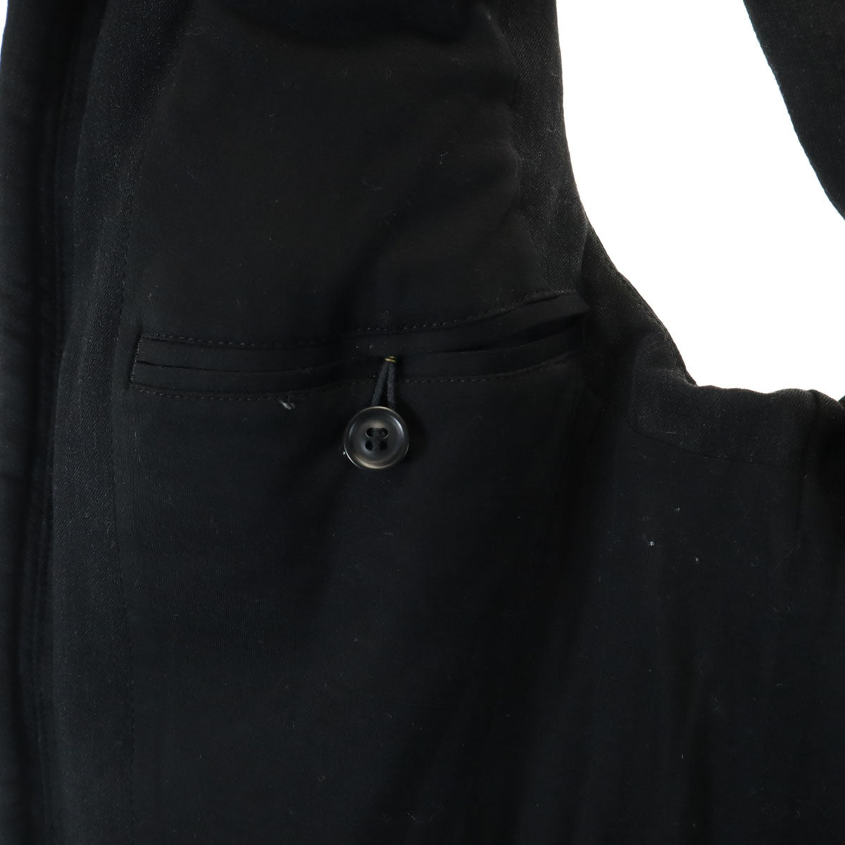 JULIUS ユリウス 11-12A/W 日本製 カウルネック ダウンベスト 1 ブラック 比翼 メンズ