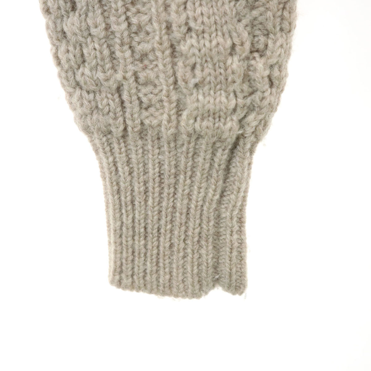 BOSTON TRADERS ボストントレーダーズ 90s ウール100% オールド 長袖 セーター ベージュ ニット メンズ