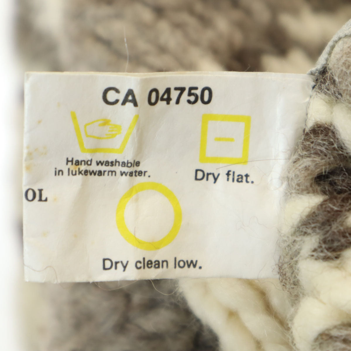 Ca Dumaus 80s 90s カナダ製 ウール100% オールド イーグル カウチンジャケット ベージュ系 セーター メンズ