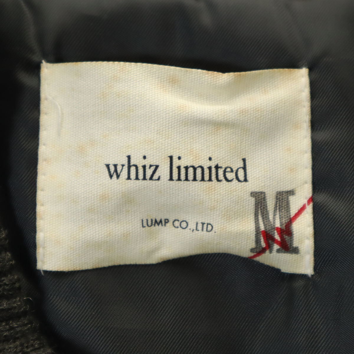 WHIZ LIMITED ウィズリミテッド 日本製 ウールブレンド スタジャン M グレー メンズ