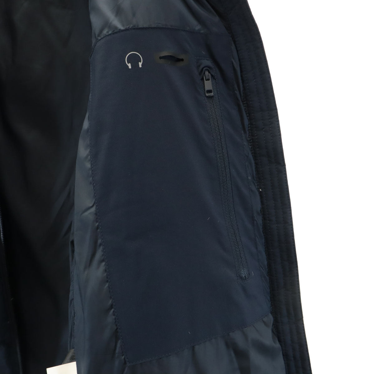 UNIQLO ユニクロ シームレス ダウンジャケット L ネイビー メンズ