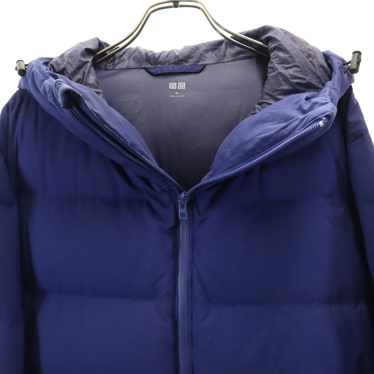 UNIQLO ユニクロ シームレス ダウンジャケット XL ブルー メンズ