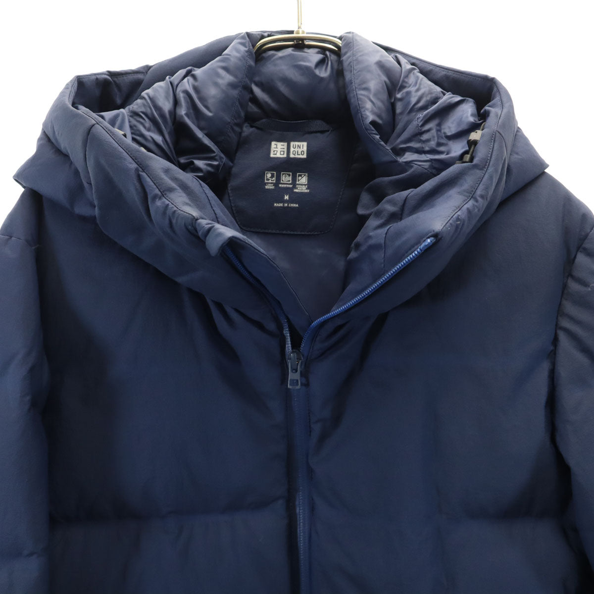 UNIQLO ユニクロ シームレス ダウンジャケット M ネイビー メンズ