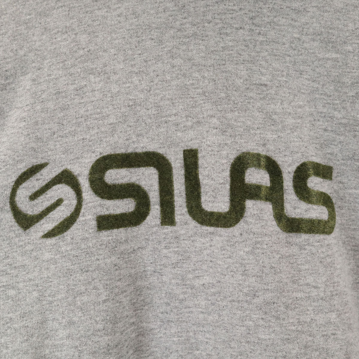 SILAS サイラス 長袖 スウェットパーカー L グレー プルオーバー 裏起毛 メンズ