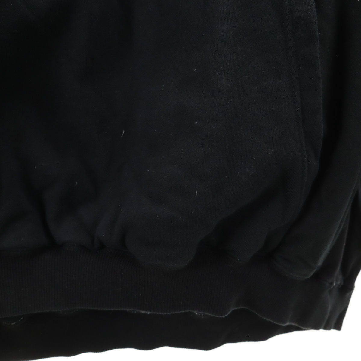 nano universe ナノユニバース 西川ダウン コラボ 長袖 ダウン スウェットパーカー L ブラック プルオーバー メンズ